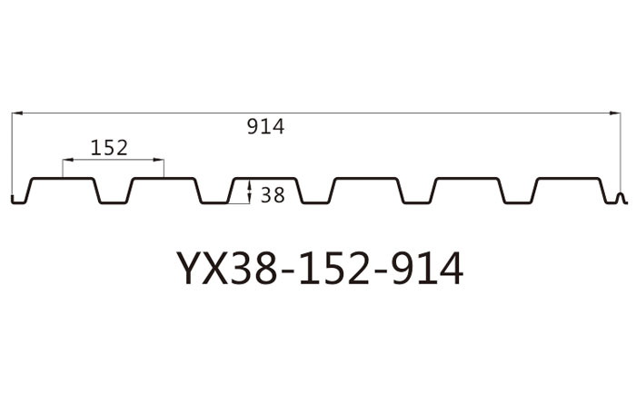 YX38-152-914開口樓承板